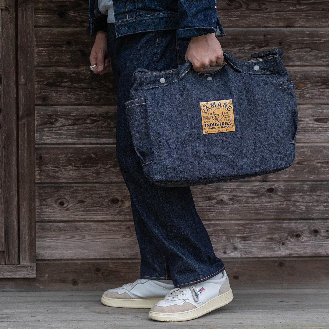 Lot.9015 Denim Two-way Shoulder Bag 20"