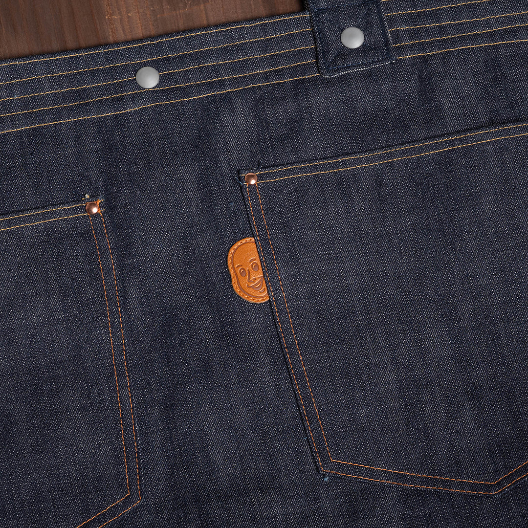 Lot.9018 Denim Two Pockets Huge Tote 32"