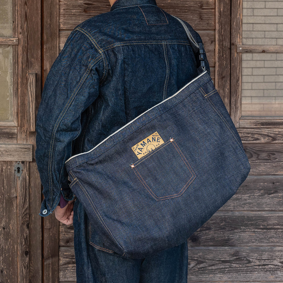 Lot.9024 Denim Newspaper Bag 20"