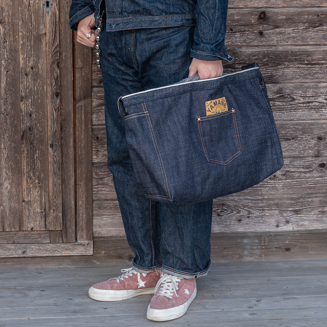 Lot.9024 Denim Newspaper Bag 20"