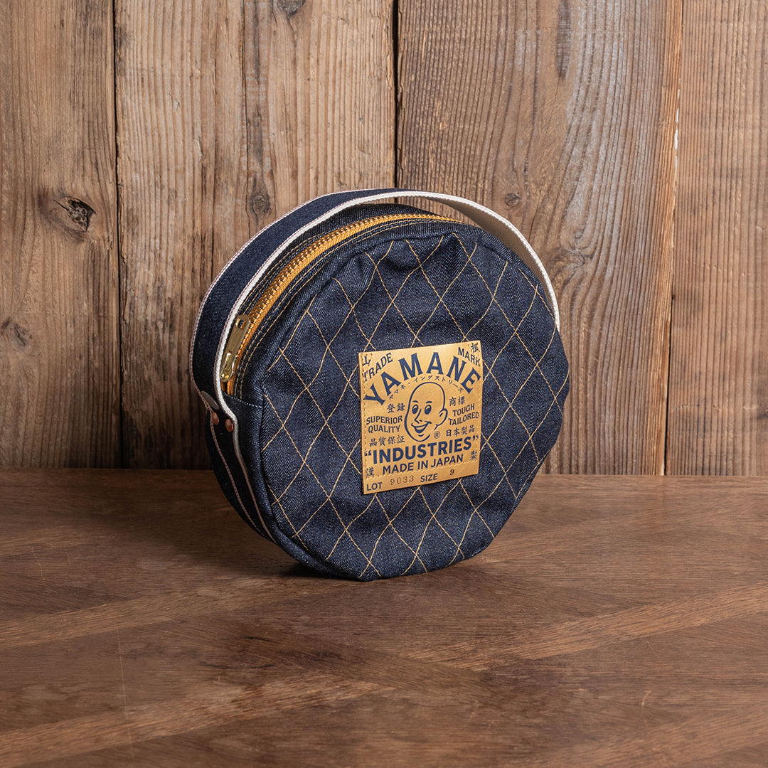Lot.9033 Denim Circular Mini Bag 9"