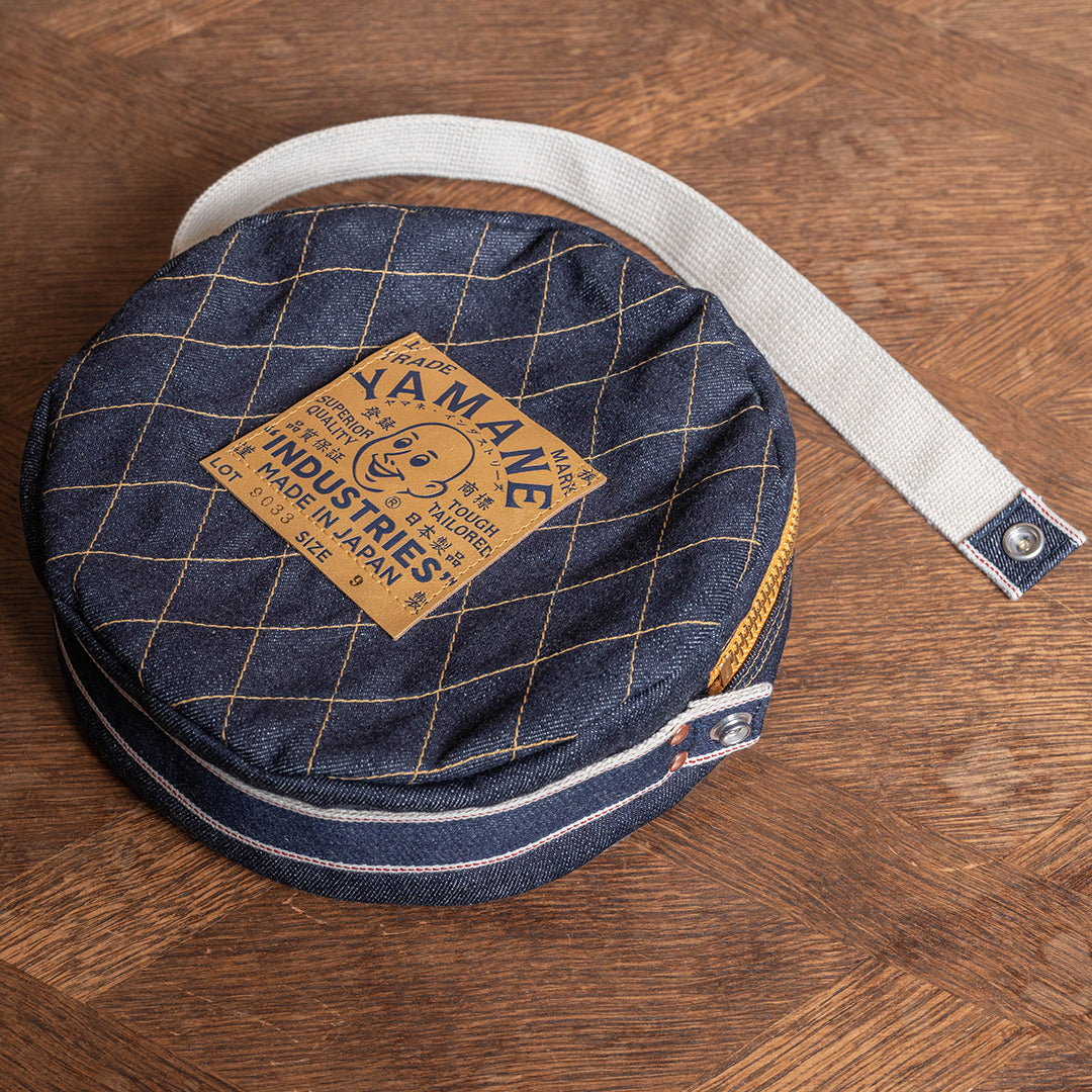 Lot.9033 Denim Circular Mini Bag 9"