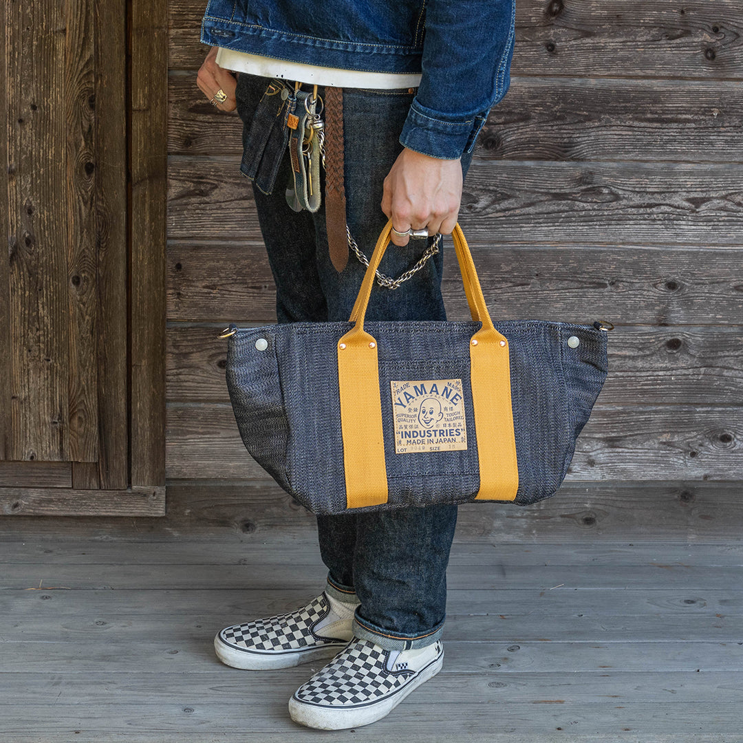 Lot.9049 Denim Zip Cover Tote 15"