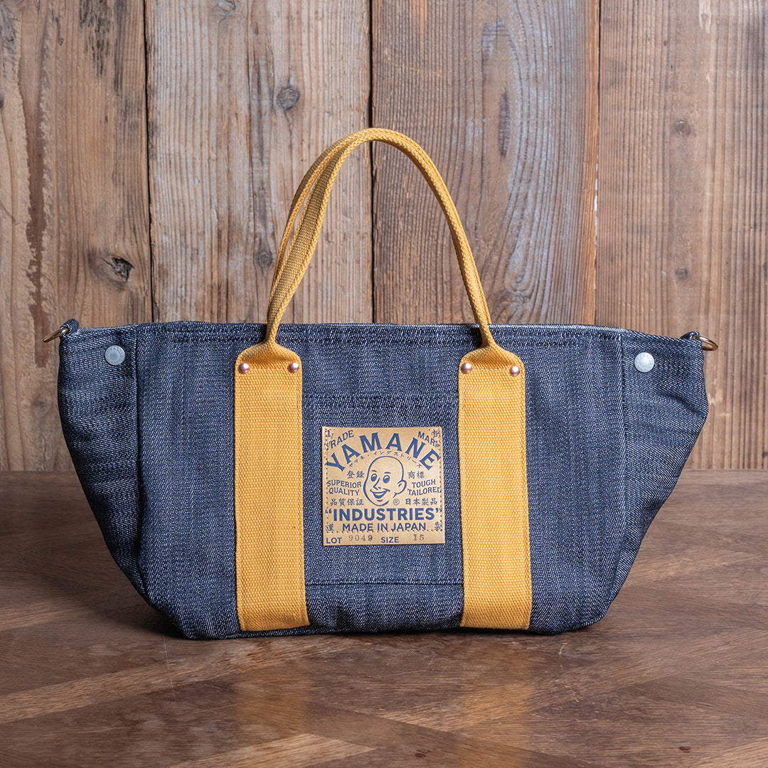 Lot.9049 Denim Zip Cover Tote 15"