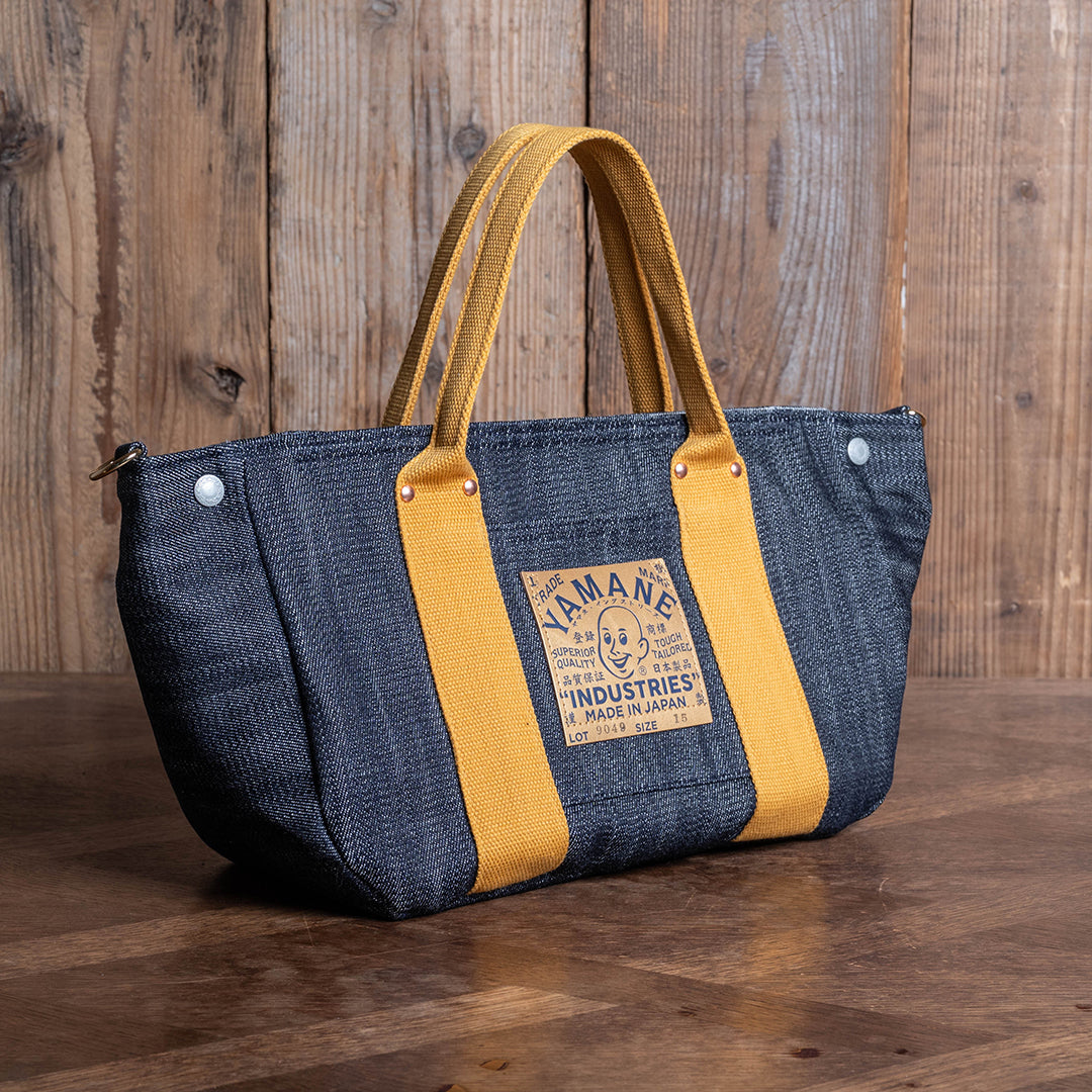 Lot.9049 Denim Zip Cover Tote 15"