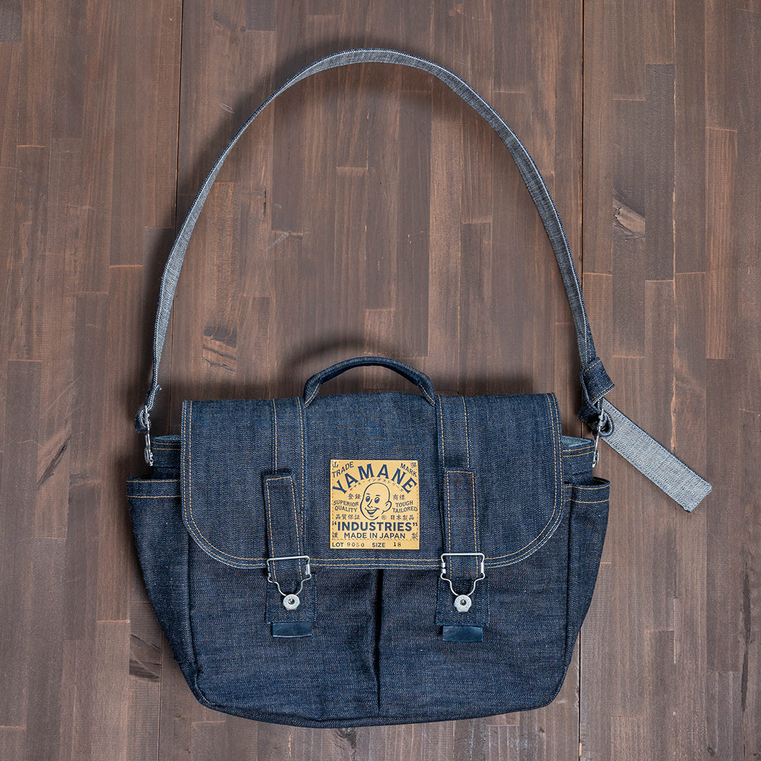 Lot.9050 Denim Safari Bag 18"