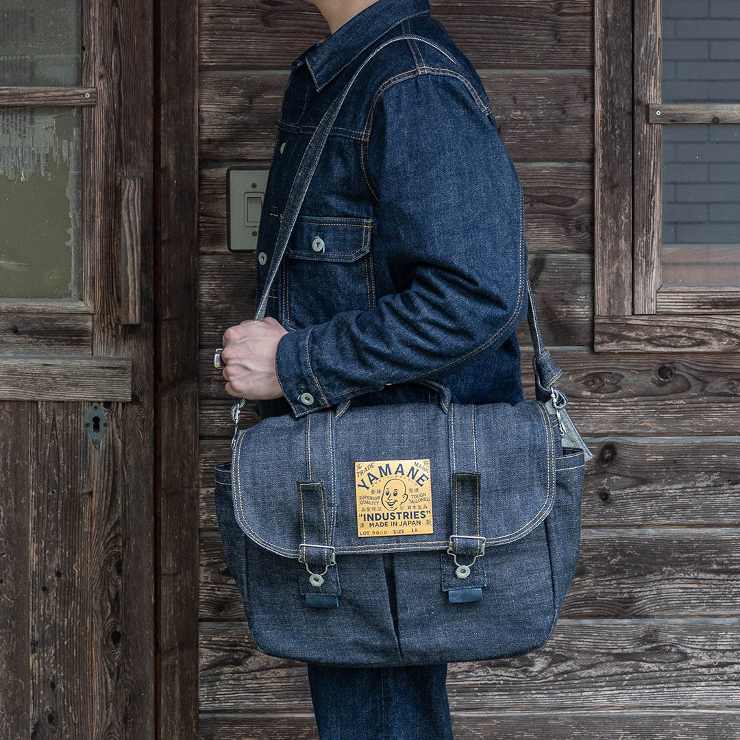Lot.9050 Denim Safari Bag 18"