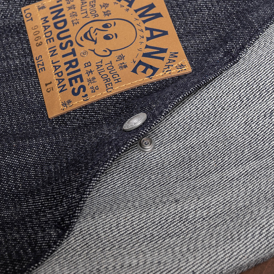 Lot.9063 "Omusubi" Denim Triangle Bag 15"