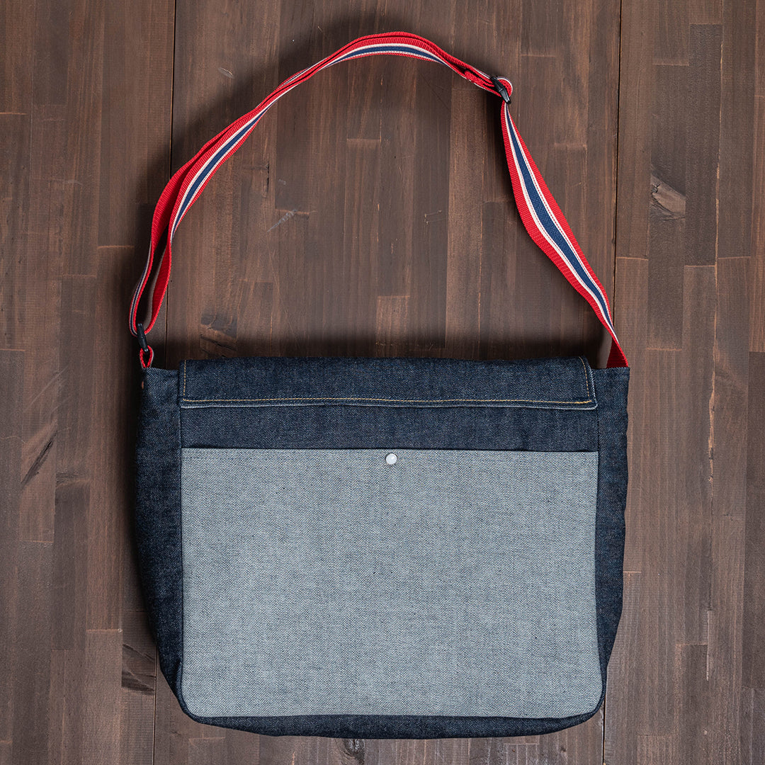 Lot.9065 Denim Messenger Bag 20"