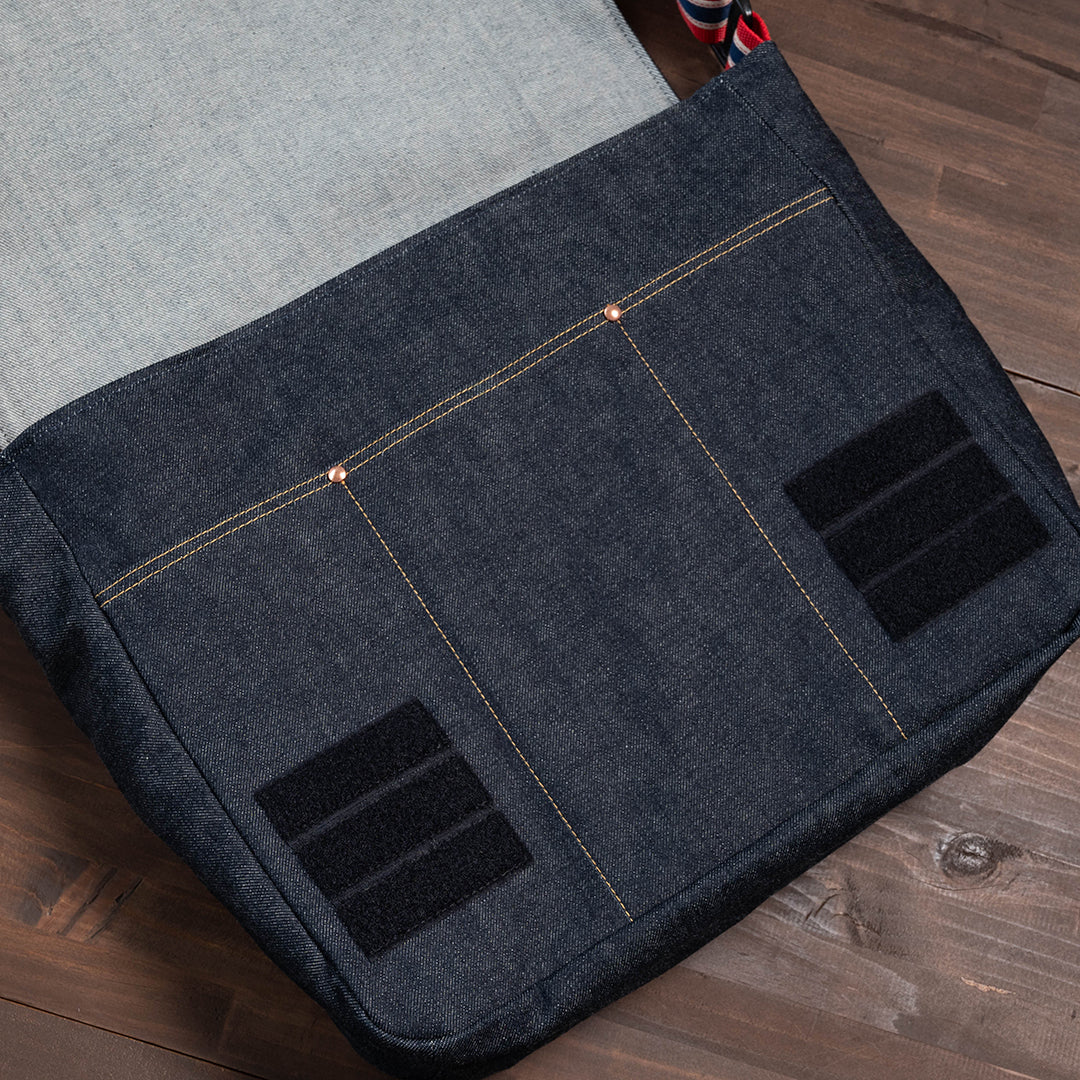 Lot.9065 Denim Messenger Bag 20"
