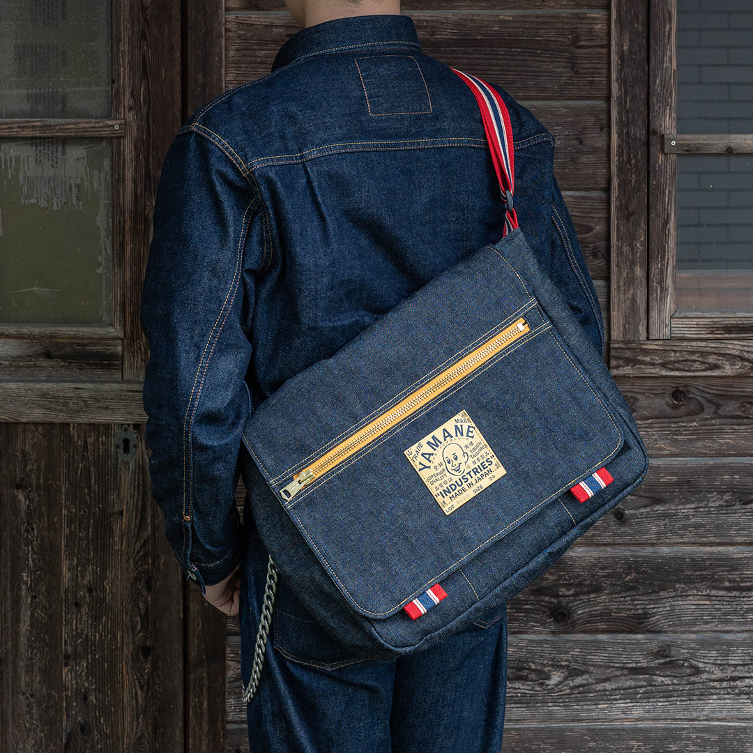 Lot.9065 Denim Messenger Bag 20"