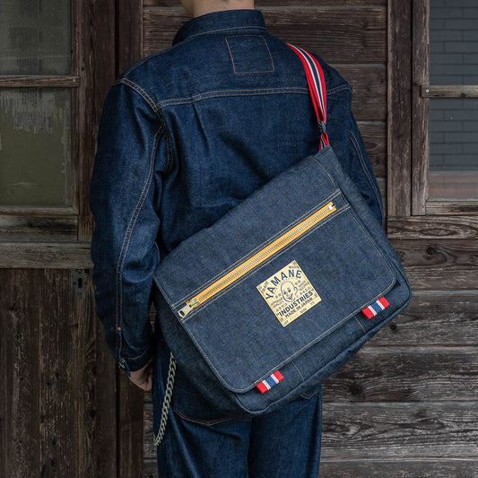 Lot.9065 Denim Messenger Bag 20"