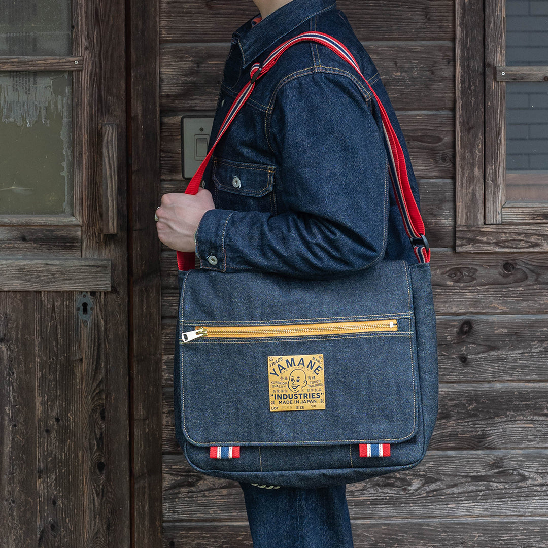 Lot.9065 Denim Messenger Bag 20"