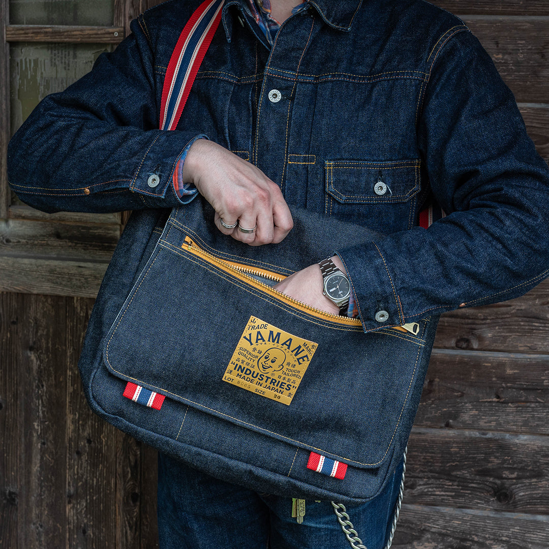 Lot.9065 Denim Messenger Bag 20"