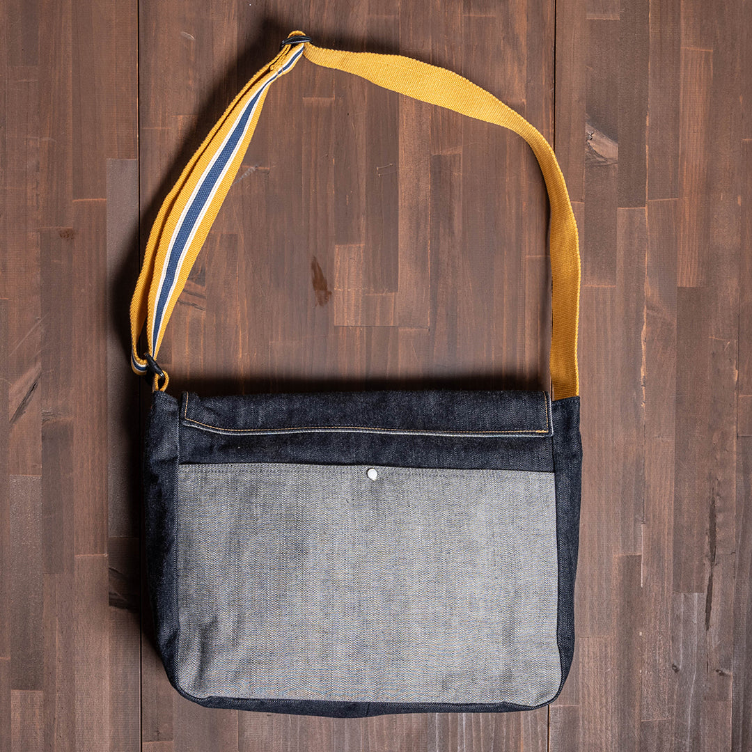 Lot.9065 Denim Messenger Bag 20"