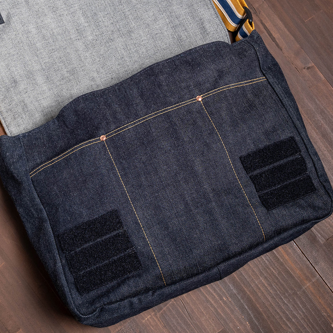 Lot.9065 Denim Messenger Bag 20"