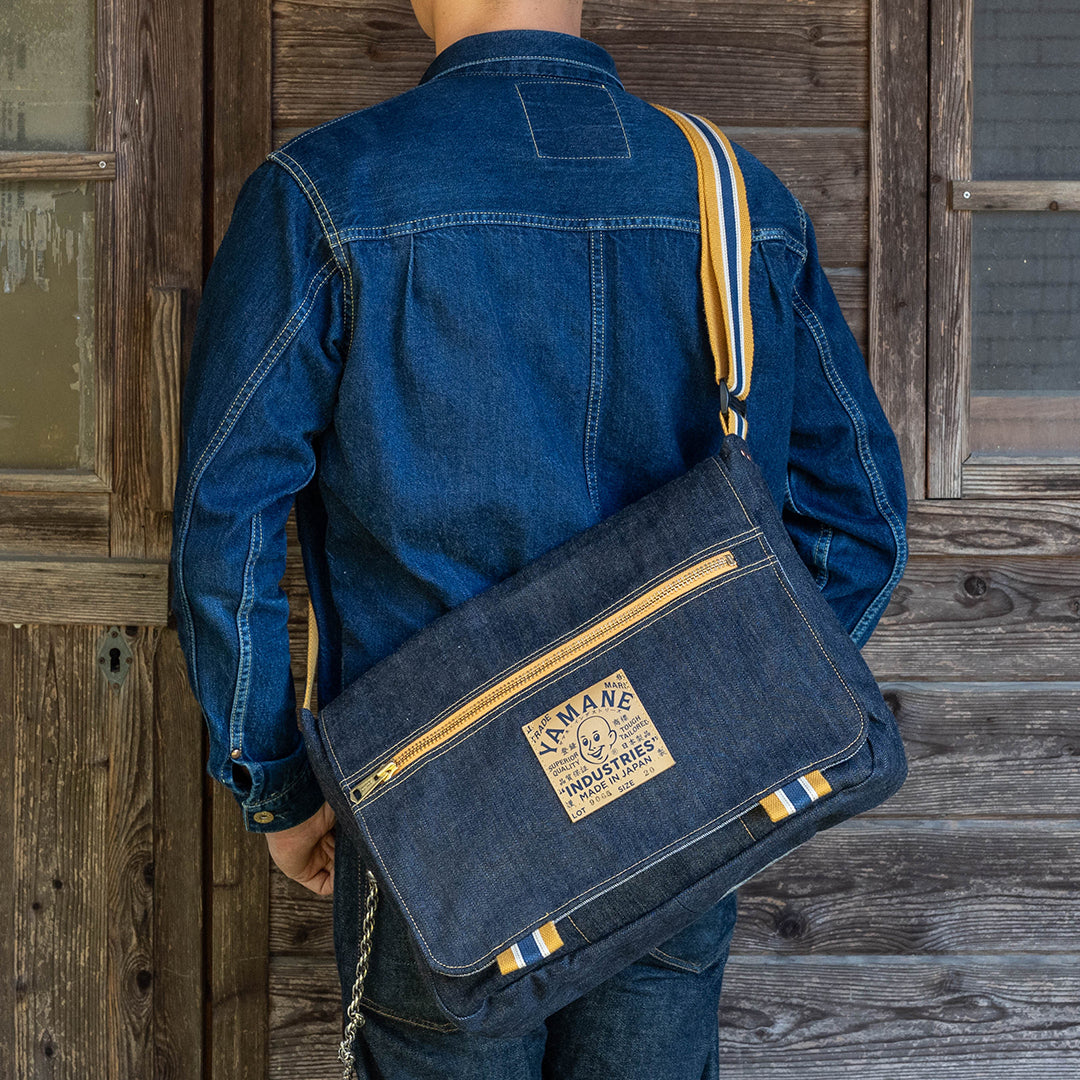 Lot.9065 Denim Messenger Bag 20"