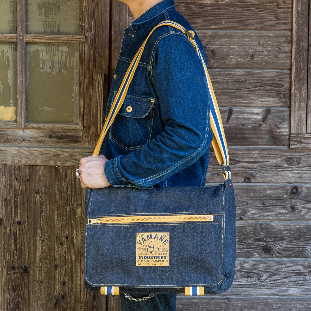 Lot.9065 Denim Messenger Bag 20"