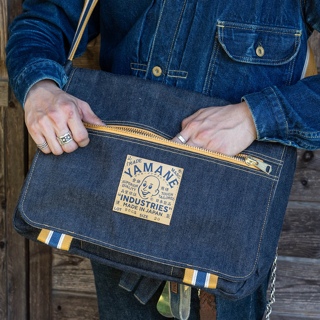 Lot.9065 Denim Messenger Bag 20"