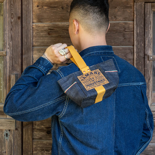 Lot.9080 Denim Single Handle Mini Bag 9"