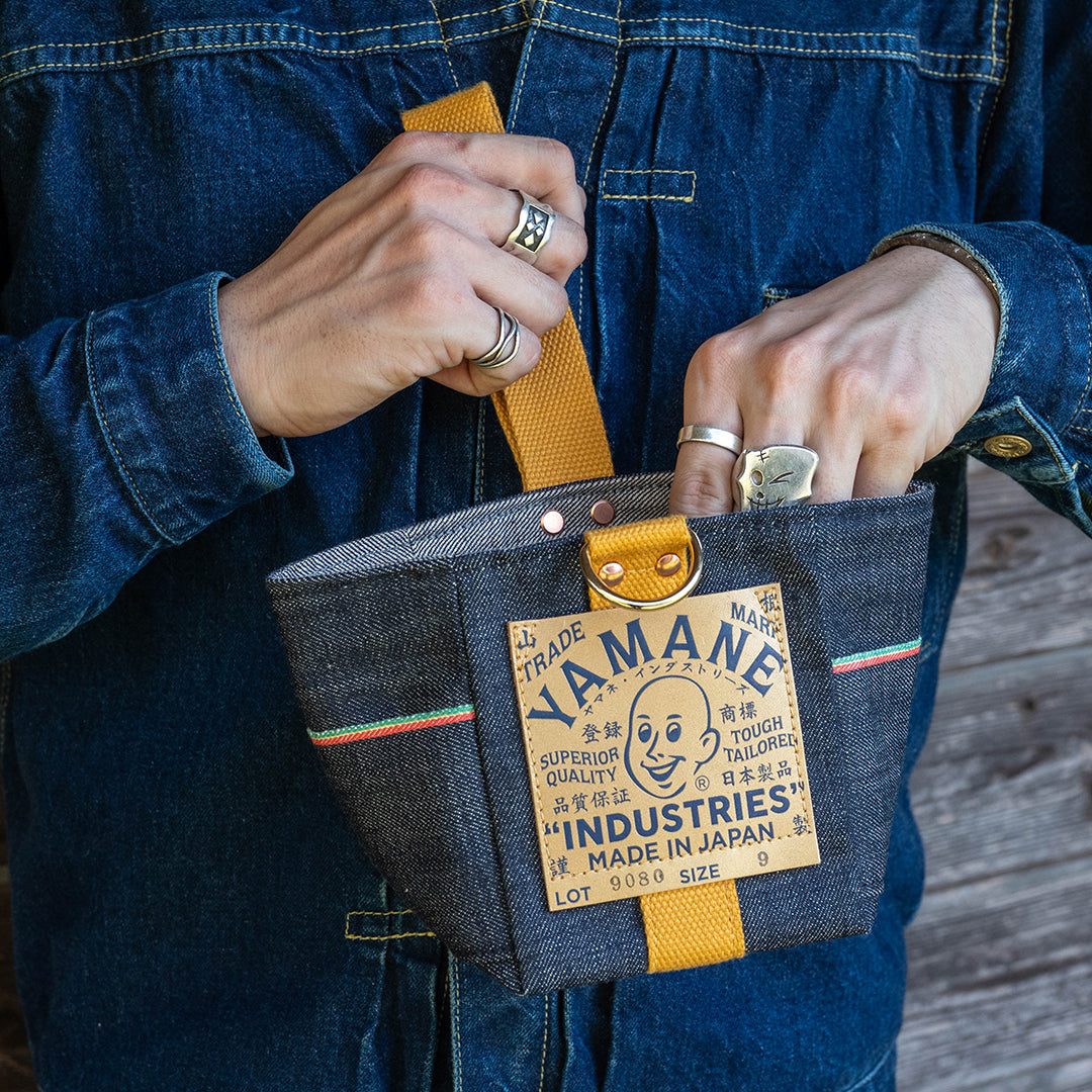 Lot.9080 Denim Single Handle Mini Bag 9"