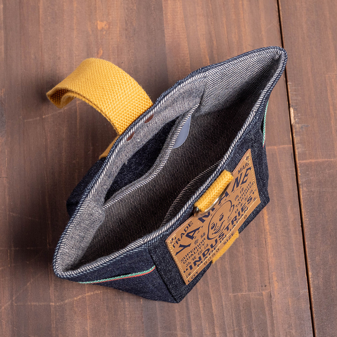 Lot.9080 Denim Single Handle Mini Bag 9"