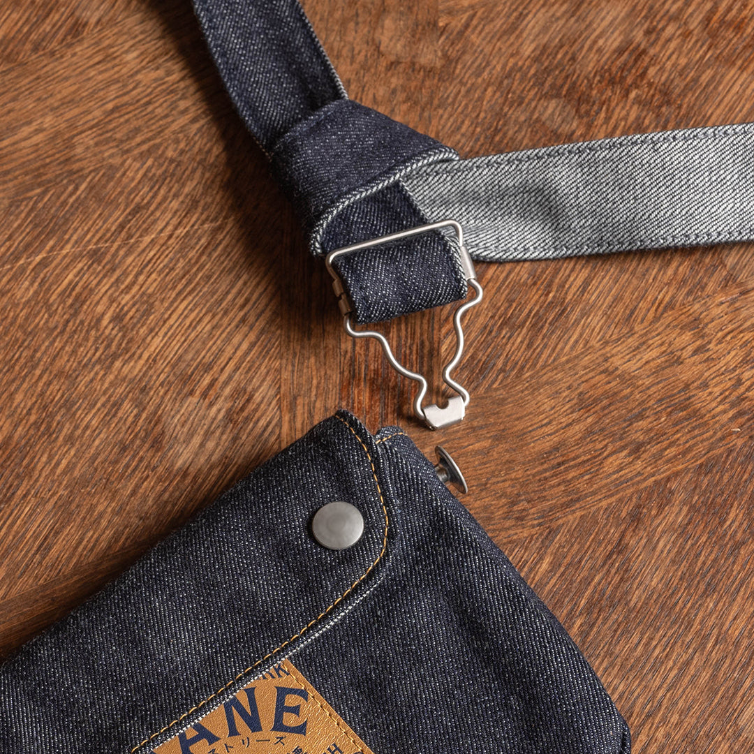 Lot.9103 Denim Snap-on Flap Shoulder Pouch 9"