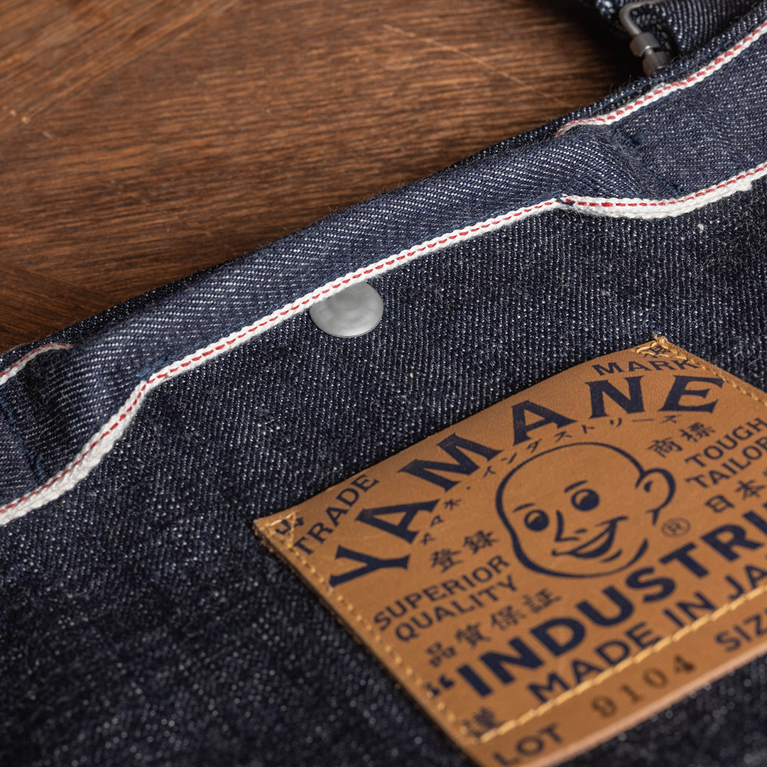 Lot.9104 Denim Draw-Open Shoulder Pouch 10"