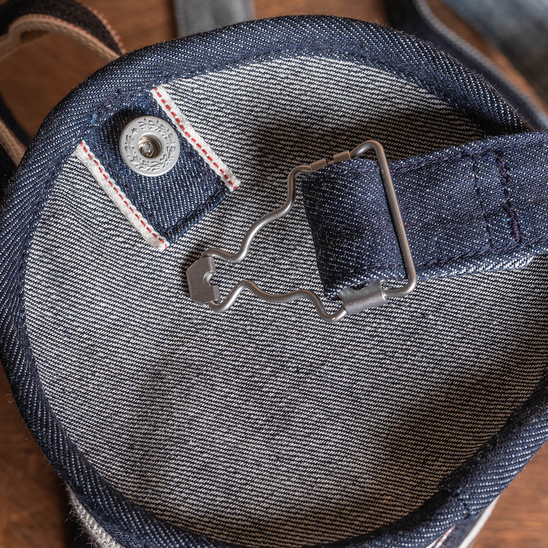 Lot.9170 Denim Mini Barrel Shoulder Bag 8"