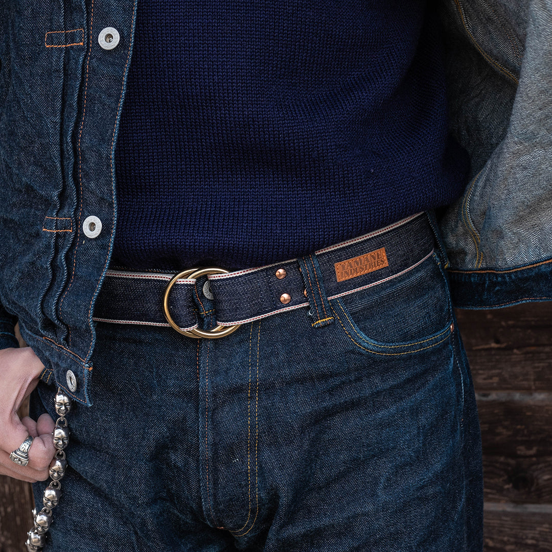 Lot.9601 Denim W Rings Belt