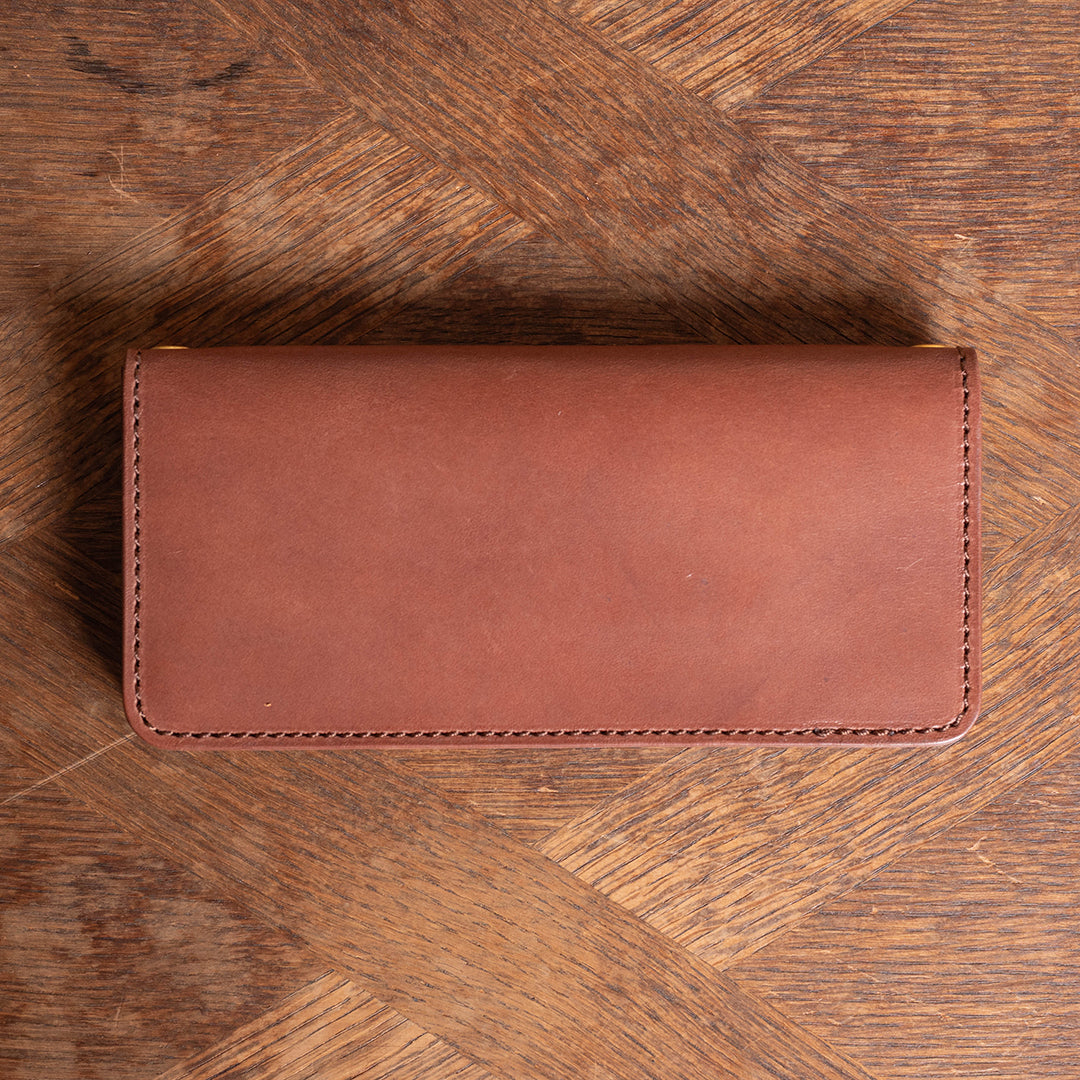 Lot.9500 "Frontier" Steer Hide Leather Biker Wallet (Choco)