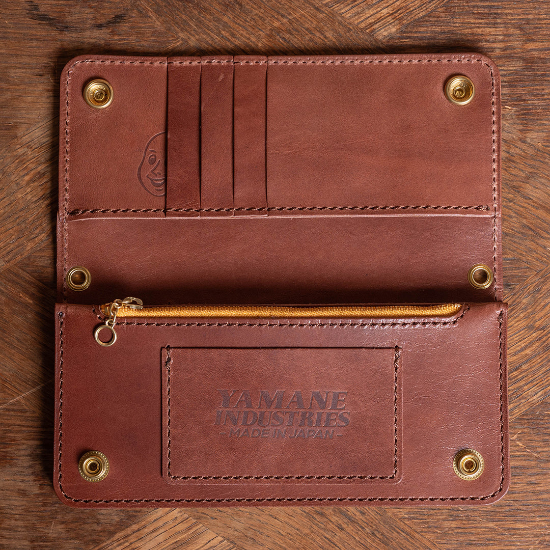 Lot.9500 "Frontier" Steer Hide Leather Biker Wallet (Choco)
