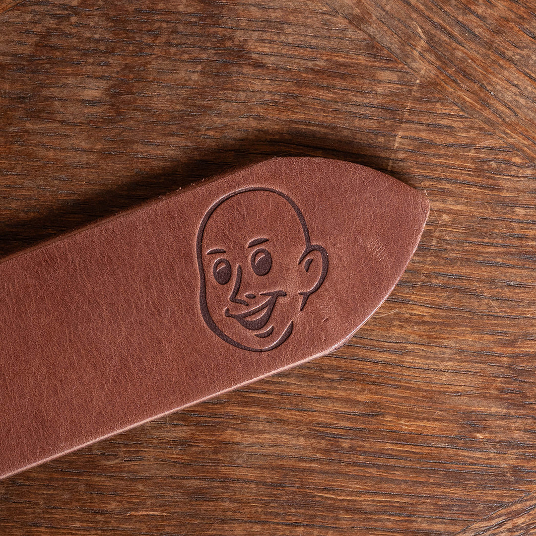 Lot.9905 "Canyon" 40mm Steer Hide Leather Belt (Choco)