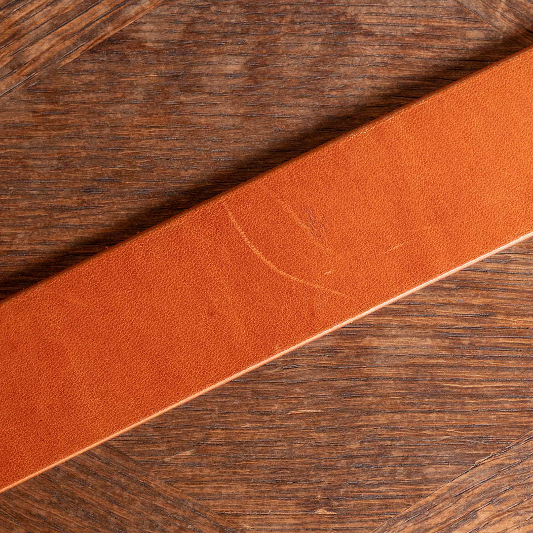 Lot.9905 "Canyon" 40mm Steer Hide Leather Belt (Camel）