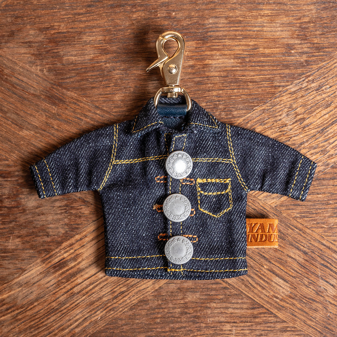 Denim Jacket-style Key Ring