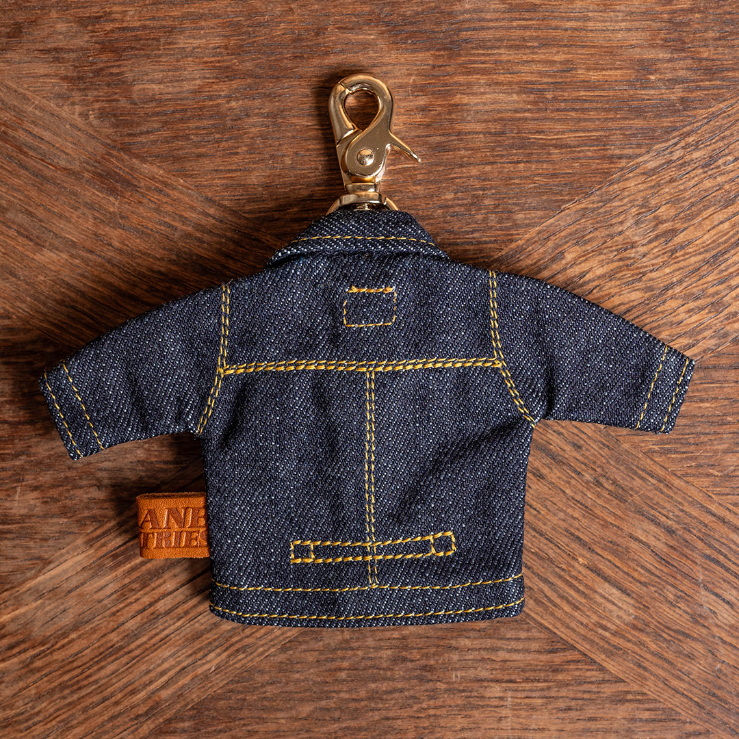 Denim Jacket-style Key Ring